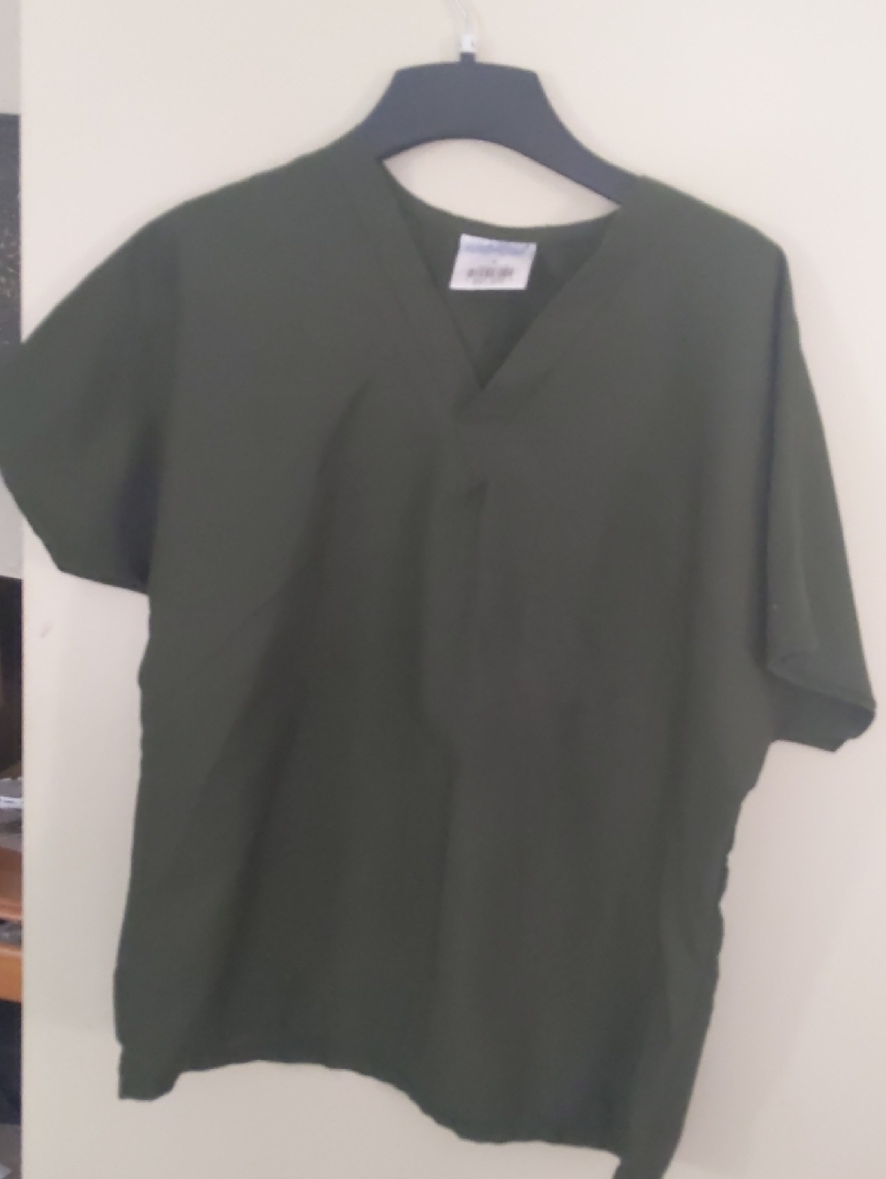 Scrub  Top in Olive Green